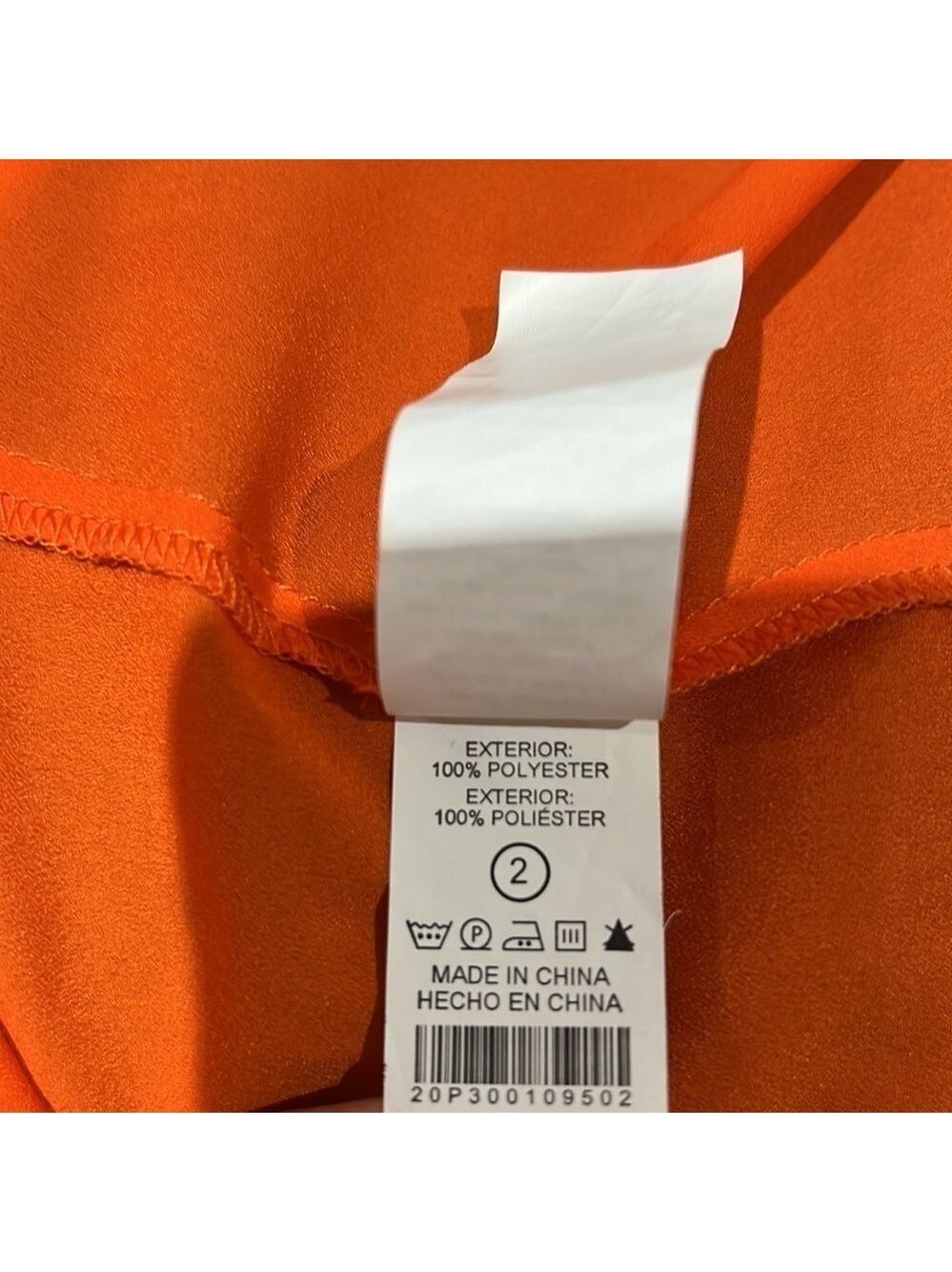 Zingara Orange Layered Look Maxi Dress Size 2 - Picture 6 of 6